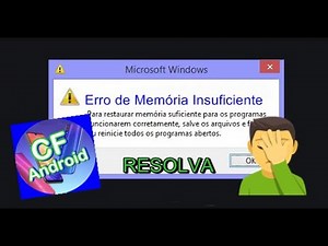 Windows com Erro de Memória Insuficiente