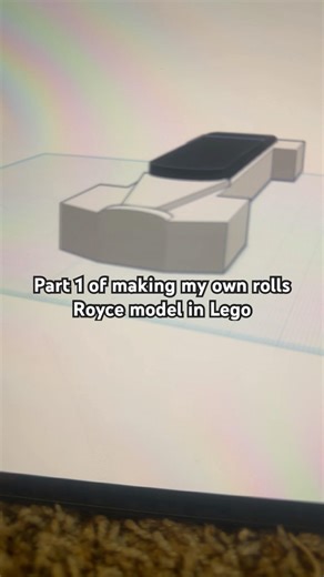New Rolls Royce model in Lego (Part 1)
