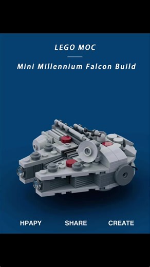 Mini Millennium Falcon LEGO Build Instructions