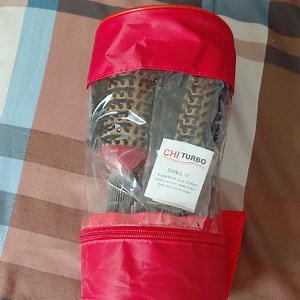 CHI Turbo Small Hair Brush Set - Red and Black