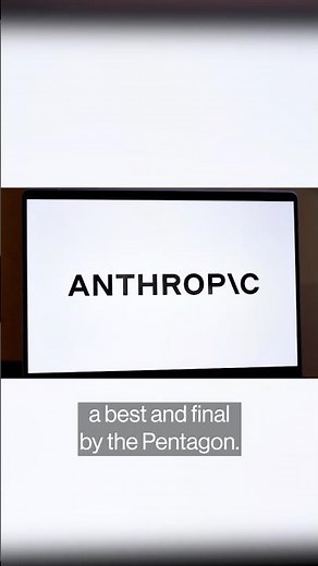 Anthropic spurns latest Pentagon bid to defuse feud over AI work #shorts #anthropic #ai
