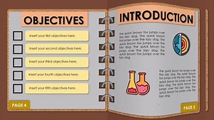 Journal Style PPT Template Design Ideas