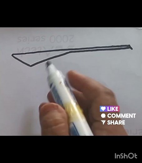 Draw easy paper airplane drawing/#easy #paper #airplane #drawing #viral #video/Haa-Meem 4science