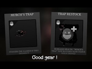 Murch's trap gameplay | murch's trap(gear) + trap restock(perk) in Survive the night Roblox stn