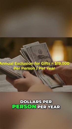 Gift Tax Secret: Give $19,000 Tax-Free Annually! #shorts