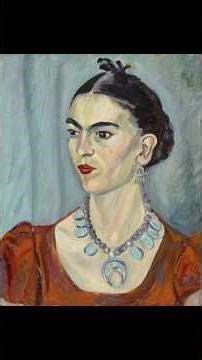 Portrait of her self | Frida kahlo #history #historyfacts #art