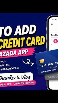 How to Add Debit or Credit Card in the Lazada App | YhanRech Vlog