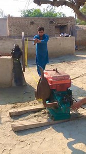 Grass cutting machine with diesel engine start new experiment 🤪 | Punjab Diy