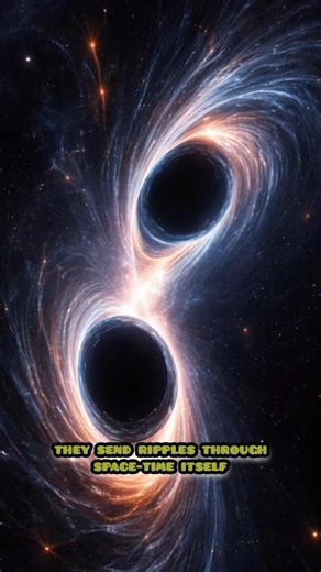 When two black holes collide! #shorts