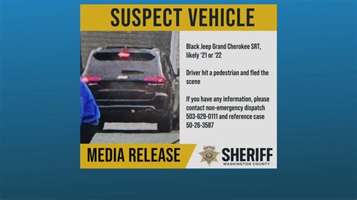 Washington County hit-and-run: Deputies look for Jeep Grand Cherokee driver