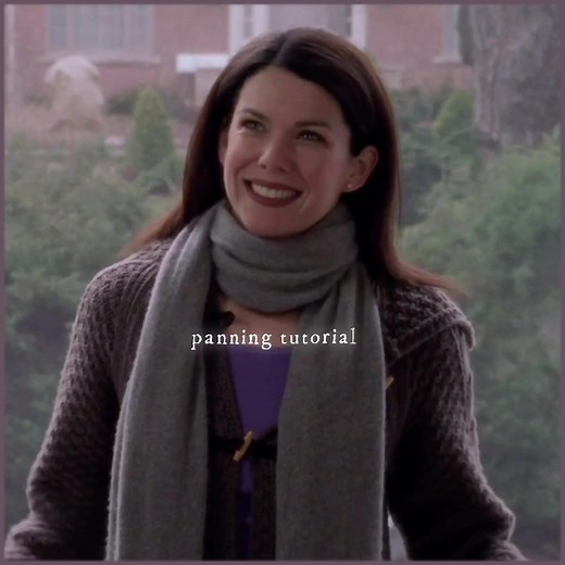 Gilmore Girls Fan Edits: Zoom Panning Tutorial