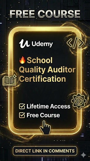 School Quality Auditor Certification ✨ Free Udemy Course 2026