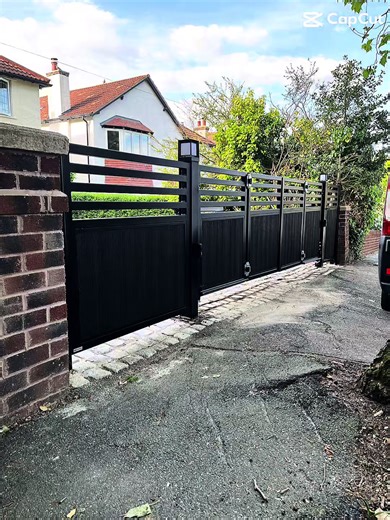 #electricgate #bifoldgate #gate #gateautomation