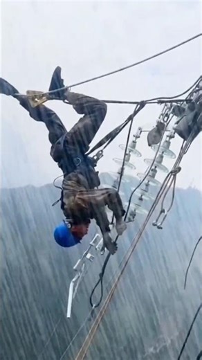 One of the Most Dangerous Jobs in the World | Power Line Installers Risk Their Lives ⚡