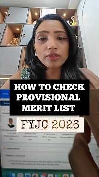 FYJC 2026 | PROVISIONAL MERIT LIST OUT | HOW TO CHECK!