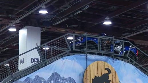 Detroit auto show Ford Bronco driving experience