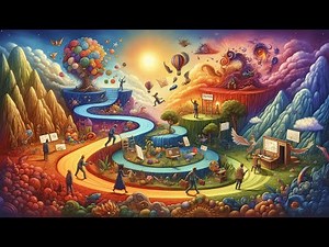 Various stages involved in the creative process