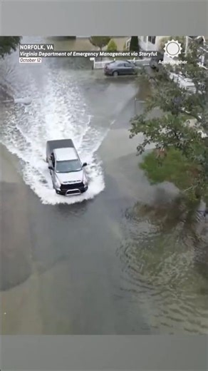 Towns Flooded as East Coast Storm Churns