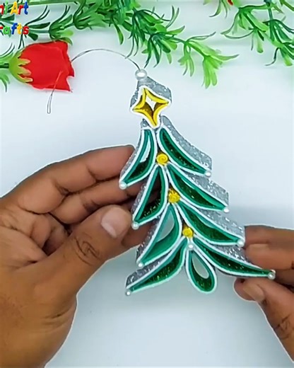 🎄Most Beautiful Christmas Tree Making Easy Tutorial at Home🎄 #handmade #Christmas #decor | Origami Art & Crafts