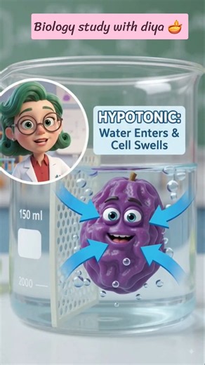 Osmosis: Hypotonic, Hypertonic & Isotonic #biologystudywithdiya #botany #zoology #biology #9th #bsc