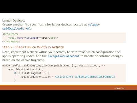 How to Rotate a Fragment in Android for Devices with Higher Widths