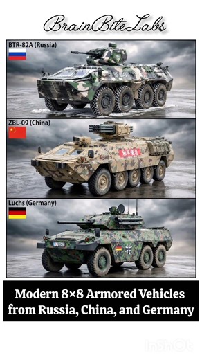 did you know || Modern 8×8 War Machines: Russia vs China vs Germany