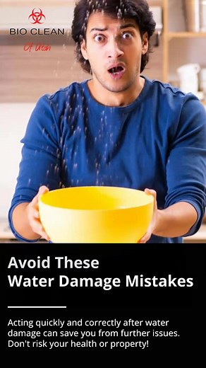 💧 A flooded space isn’t just an inconvenience. Acting the wrong way can put your property and your health at risk. Our certified team knows how to handle water damage safely and thoroughly, so nothing is left behind. More details: https://biocleanofutah.com/water-damage/ 📞 (801) 335-3227 #WaterDamage #FloodCleanup #PropertyCare #EmergencyResponse #Restoration | Bio Clean of Utah