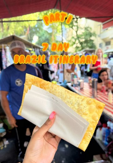 The 7-day Brazil itinerary you NEED to save! From exploring Gloria Market to witnessing the breathtaking Christ the Redeemer, experiencing nightlife in Lapa, and dancing at Pedra do Sal—this trip was everything! Stayed in Copacabana for the best beach vibes. Who’s adding Brazil to their bucket list? #BrazilTravel #RioDeJaneiro #ChristTheRedeemer #Copacabana #LapaNightlife #PedraDoSal #TravelItinerary
