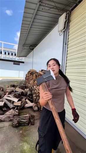 Extreme Axe Tool Test 🔥 | Satisfying Wood Cutting Power #tools #powertools #toolreview RT784334