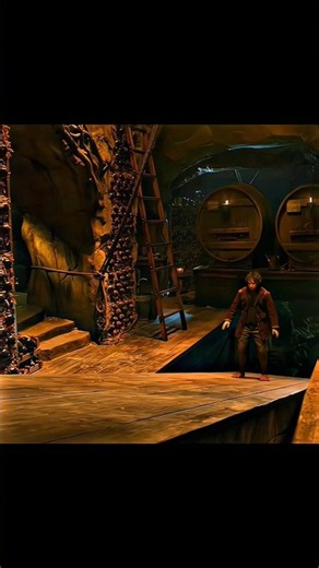 Bilbo’s Most Epic Escape! 🧙‍♂️🔥 | The Hobbit: Desolation of Smaug #Shorts #thehobbit #lordoftherings