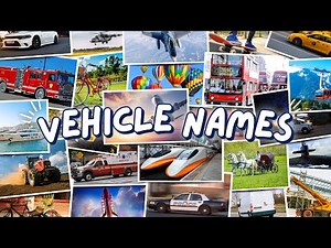 Vehicles for Kids | Learn Vehicle Names and Sounds | Transportation For Kids 🚗🚁🚀🚢✈️
