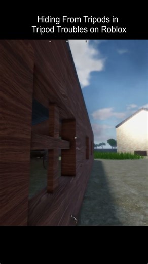 Hiding from Tripods in Tripod Troubles #roblox #waroftheworlds #tripod