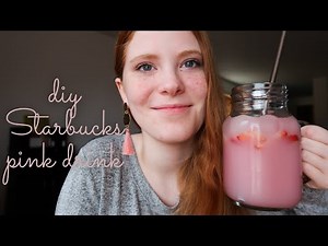 HOW TO MAKE A STARBUCKS PINK DRINK || DIY AT HOME || SIERRA MOORE