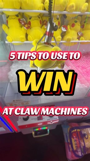 Tony | Arcades, Claw Machines, and Crane Games Tips & Tricks | 🕹️WIN at claw machines👇 Use my main 5 tips and tricks to beat claw machines! ✅ Swing Technique: This is the bread and butter of my tools.... | Instagram