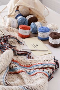 Crochet your own: Boho Summer Eco-Cotton Throw