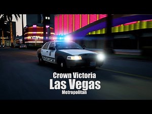 Las Vegas Metropolitan Police 2008 Ford Crown Victoria P71