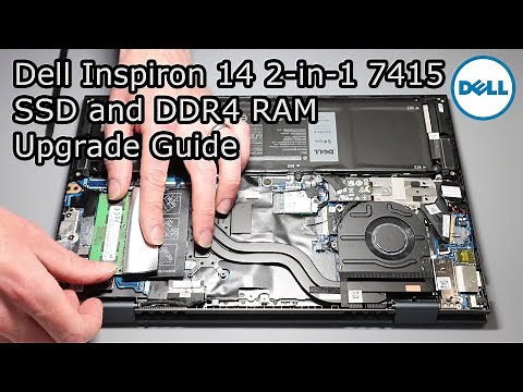 Dell Inspiron 14 2-in-1 7415 SSD and RAM Upgrade Guide