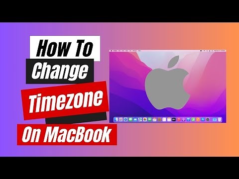 How To Change Timezone On MacBook