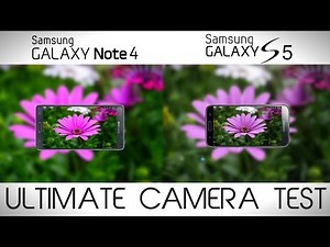 Samsung Galaxy Note 4 vs Galaxy S5 - Camera Comparison Test