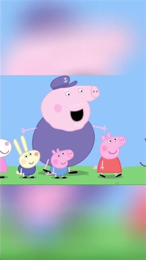 Grandpa Pig🐷Learns to Slide! 🛝 #Shorts