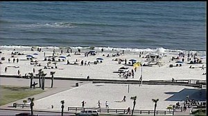1.7K views · 59 reactions | #SpringBreak2016 appears to be in full effect. Here's the window to #PensacolaBeach, #Florida. Lifeguards tell us the water temperature is 68 degrees in the #swimzone. www.weartv.com #flwx #upsideofflorida | Allen Strum | Facebook
