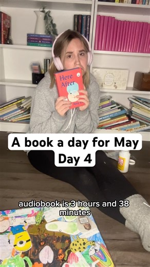 Being sad while doing arts and crafts | a book a day for May | DAY 4