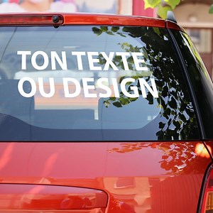 Sticker, Autocollant, adhésif vitre véhicule personnalisable - Etsy France