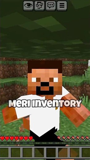 Minecraft but inventory cleares every 5 minutes🤡🕜!! #minecraft #garvitplayz