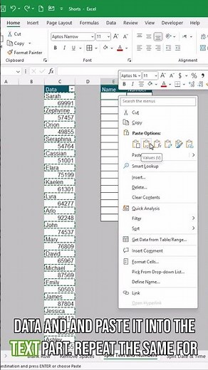 Split Text & Numbers from 1 list into 2separate lists in Excel Easy Method!