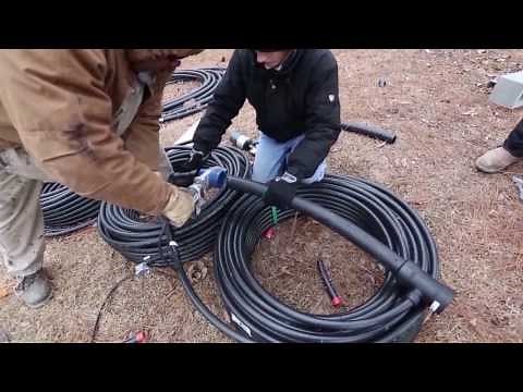 Mega Air install: Geothermal Pond Loop Slidell 641-1299