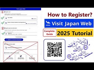 Visit Japan Web 2025 | Complete Tutorial to register | Japan Entry | Immigration custom declaration