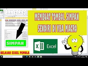 Cara Membuat Tombol Simpan Sendiri di VBA Macro