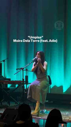 Moira Dela Torre performs despite Adie's absence