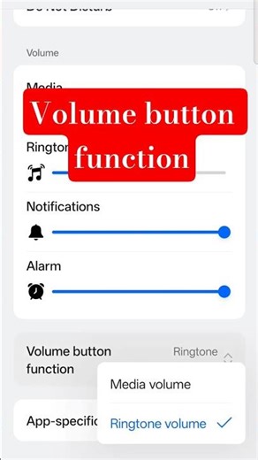 Volume button function sound kaise set kare #shorts #youtubeshorts #mobile #shortvideo #android